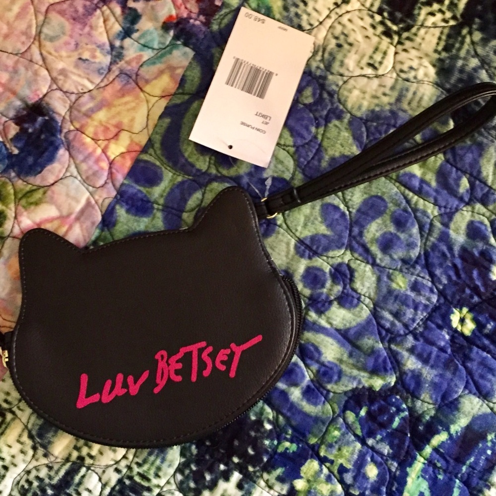 Betsey Johnson/Luv Betsey Boston Terrier Wristlet - Picture 2 of 5